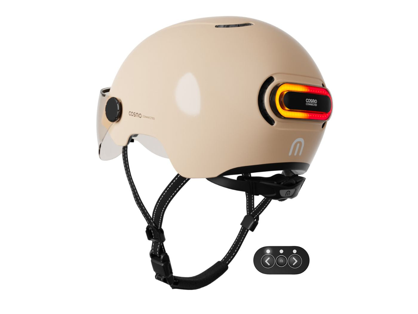 casque de vélo avec clignotants