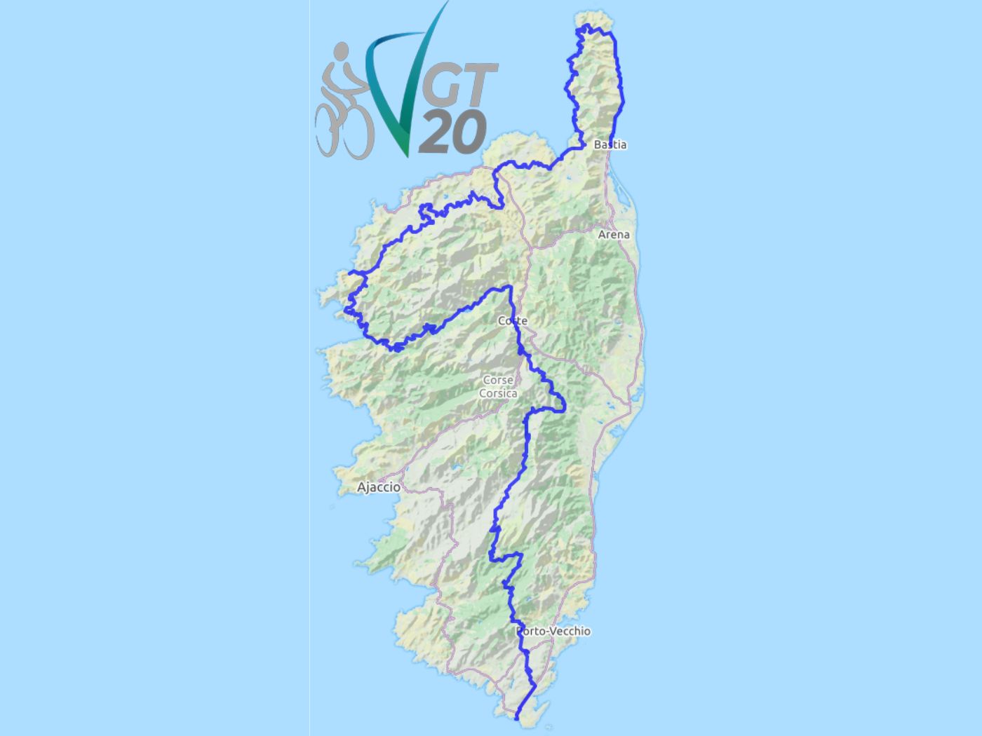 GT20 : la grande traversée de la Corse à vélo