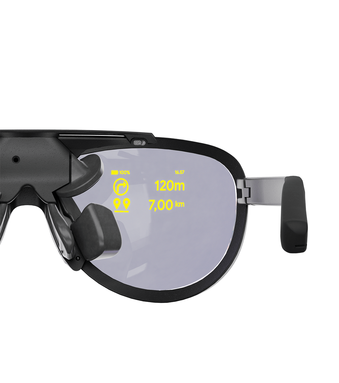 Cosmo Connected - Cosmo Vision - Lunettes Connectées - Smart Glasses AR  pour Vélo et Trottinette - GPS, Compteur Vitesse, Distance et Dénivelé en